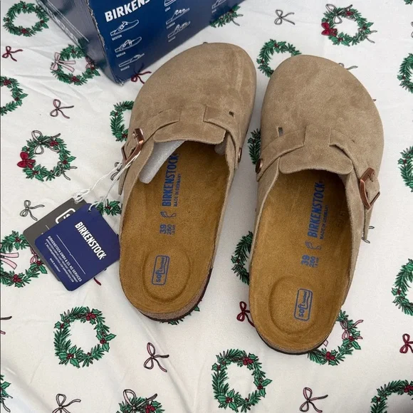 Women’s Birkenstock Clogs (Taupe) - Picture 2 of 11